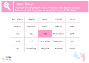 Baby Item Bingo